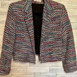 Vintage Soiree‎ Women Jacket Size-XS 100% Handwoven Silk Made In U.S.A.